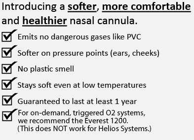 Introducing a softer, more comfortable and healthier nasal cannula.